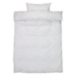 JYSK JYSK Lenjerie pat satin BARBO 140x200 albă