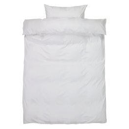 JYSK Lenjerie pat satin BARBO 140x200 albă