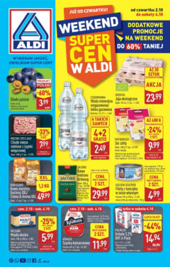 Pogląd oferty "Aldi Gazetka - Okazje na weekend" - ważna od 02.10.2025