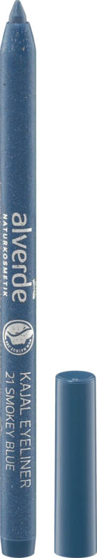 alverde NATURKOSMETIK Kajal Eyeliner 21 Smokey Blue