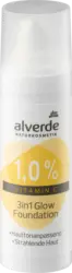 alverde NATURKOSMETIK Foundation 3in1 Glow mit 1% Vitamin C