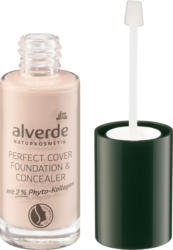 alverde NATURKOSMETIK Foundation & Concealer mit 2% Phyto-Kollagen 05 Porcelain
