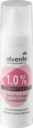 alverde NATURKOSMETIK Foundation 3in1 Pro-Age mit 1% Peptide