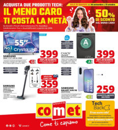 Anteprima del volantino Volantino Comet	 valido a partire dal 26.09.2025 | Pagina: 2 | Prodotti: Smartphone, Video, Fotocamera, Batteria