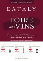 Eataly Foire aux Vins - au 02.11.2025