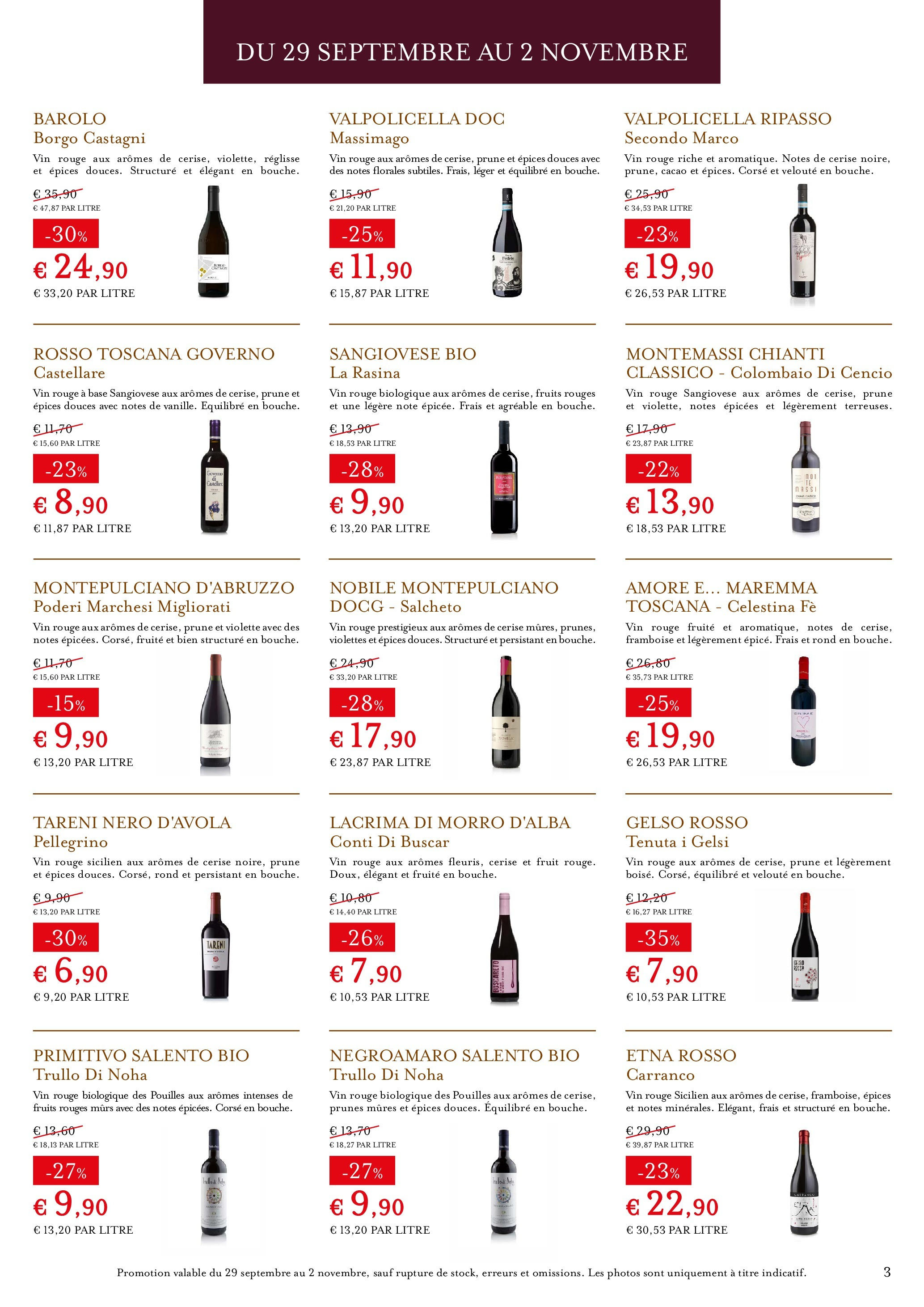 Découvrez - Foire aux Vins 【Octobre】 | Page: 3 | Produits: Framboise, Prune, Base, Vin