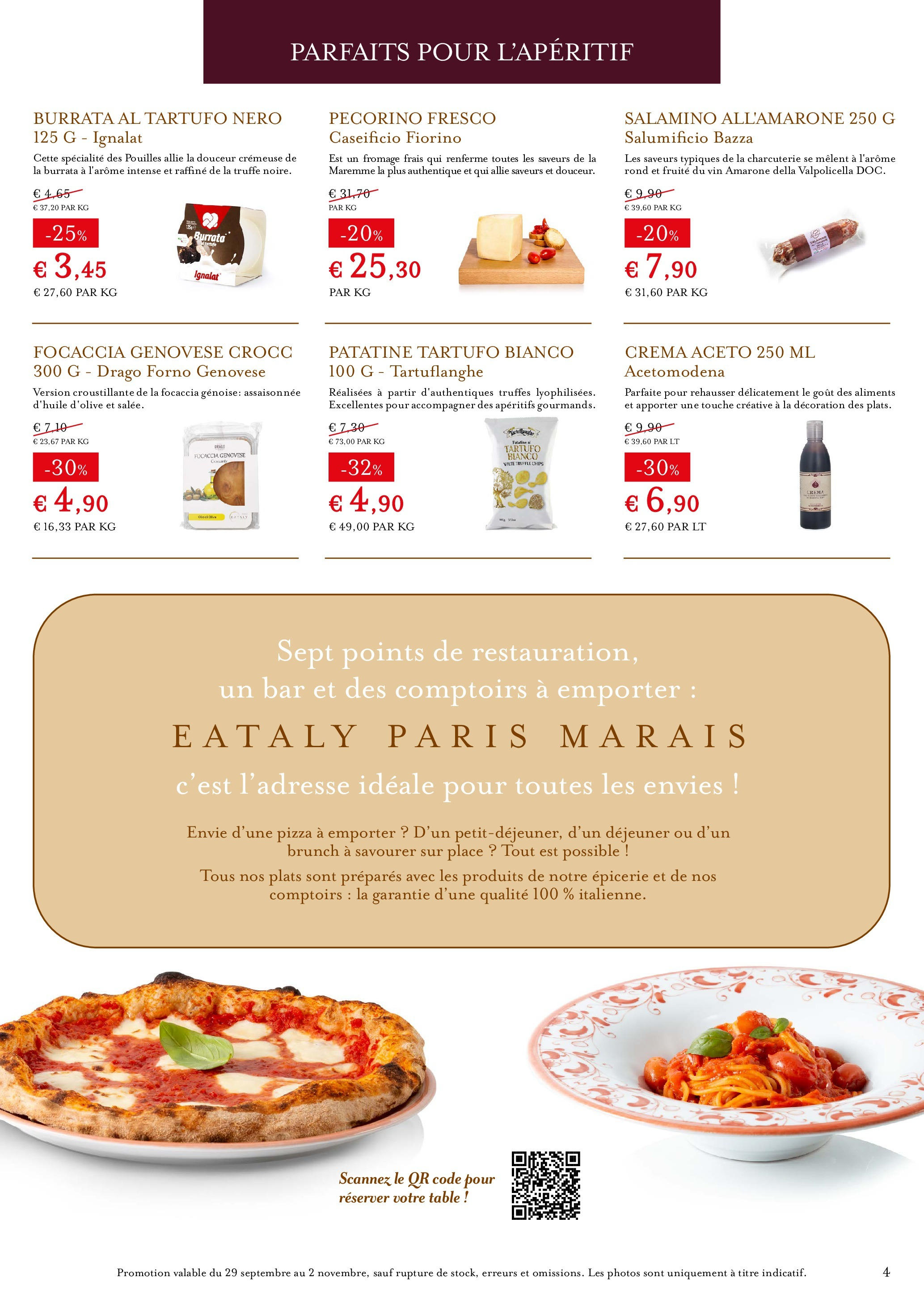 Découvrez - Foire aux Vins 【Octobre】 | Page: 4 | Produits: Table, Fromage, Burrata, Fromage frais