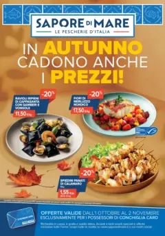 Anteprima del volantino Volantino Sapore di mare	 valido a partire dal 01.10.2025
