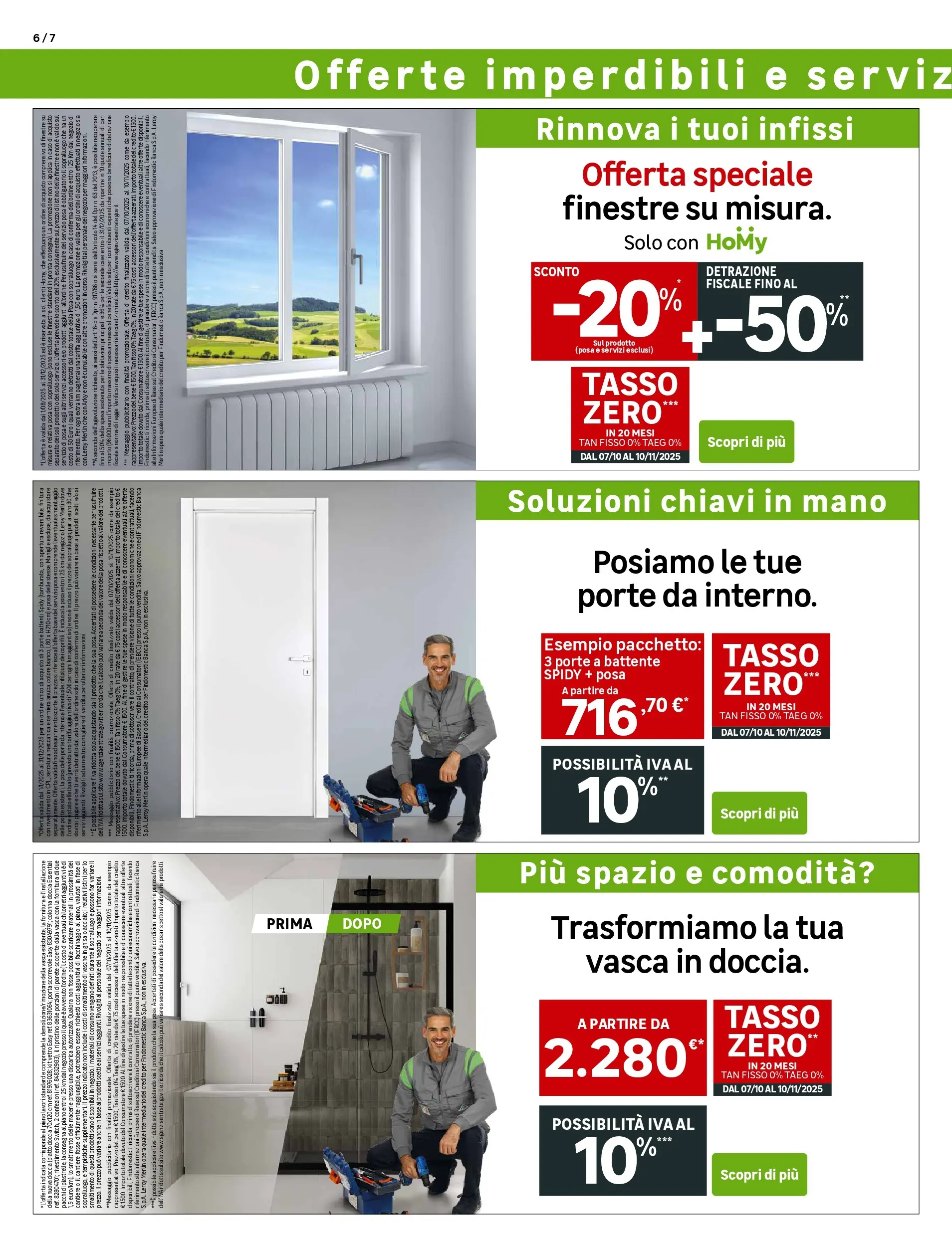 Nuovo Leroy Merlin - Nuova apertura Leroy Merlin a Catania! dal 01/10/2025 > offerte anteprima 🛍️ | Pagina: 6 | Prodotti: Piatto, Doccia