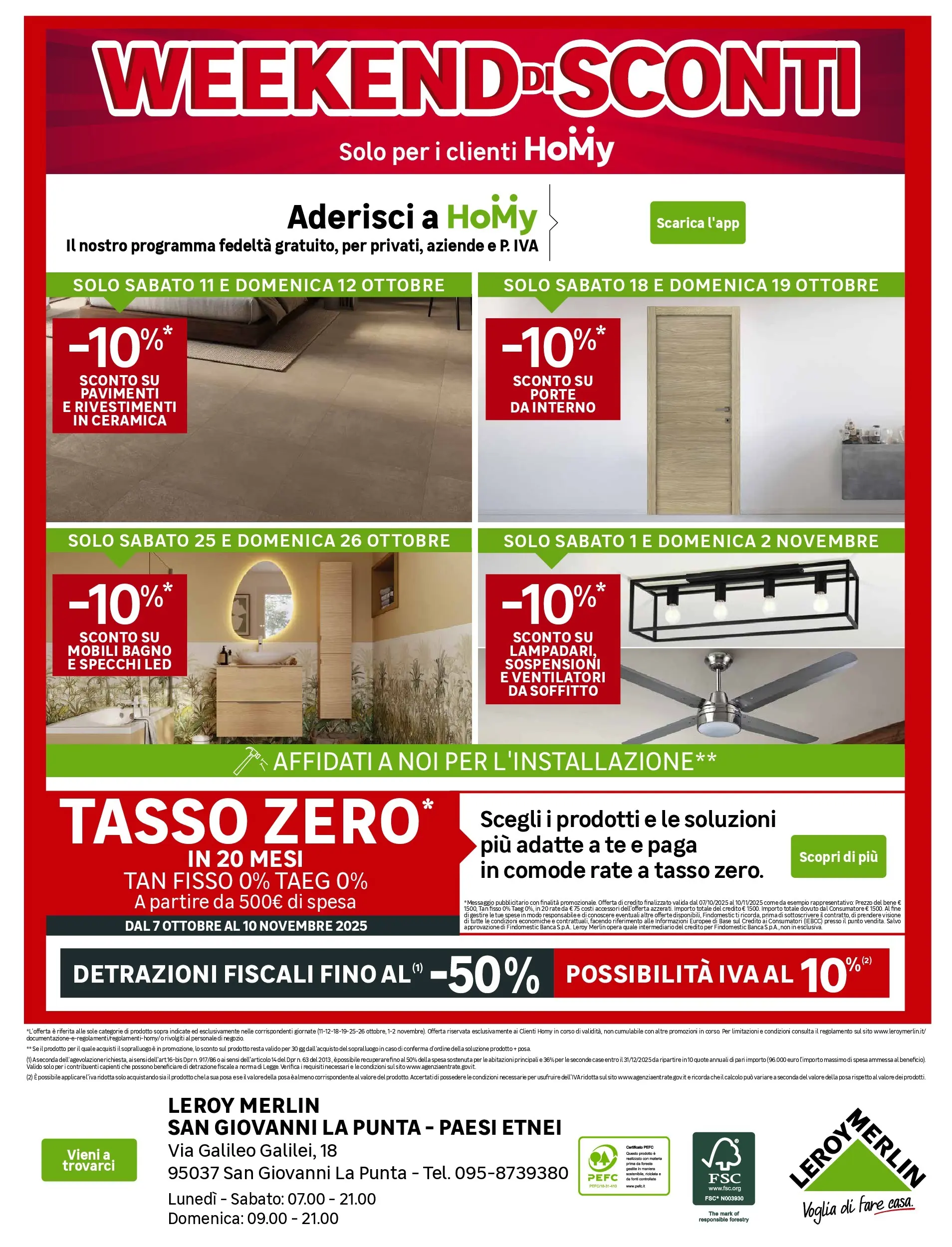 Nuovo Leroy Merlin - Nuova apertura Leroy Merlin a Catania! dal 01/10/2025 > offerte anteprima 🛍️ | Pagina: 24 | Prodotti: Tè, Mobili bagno, The, Bagno
