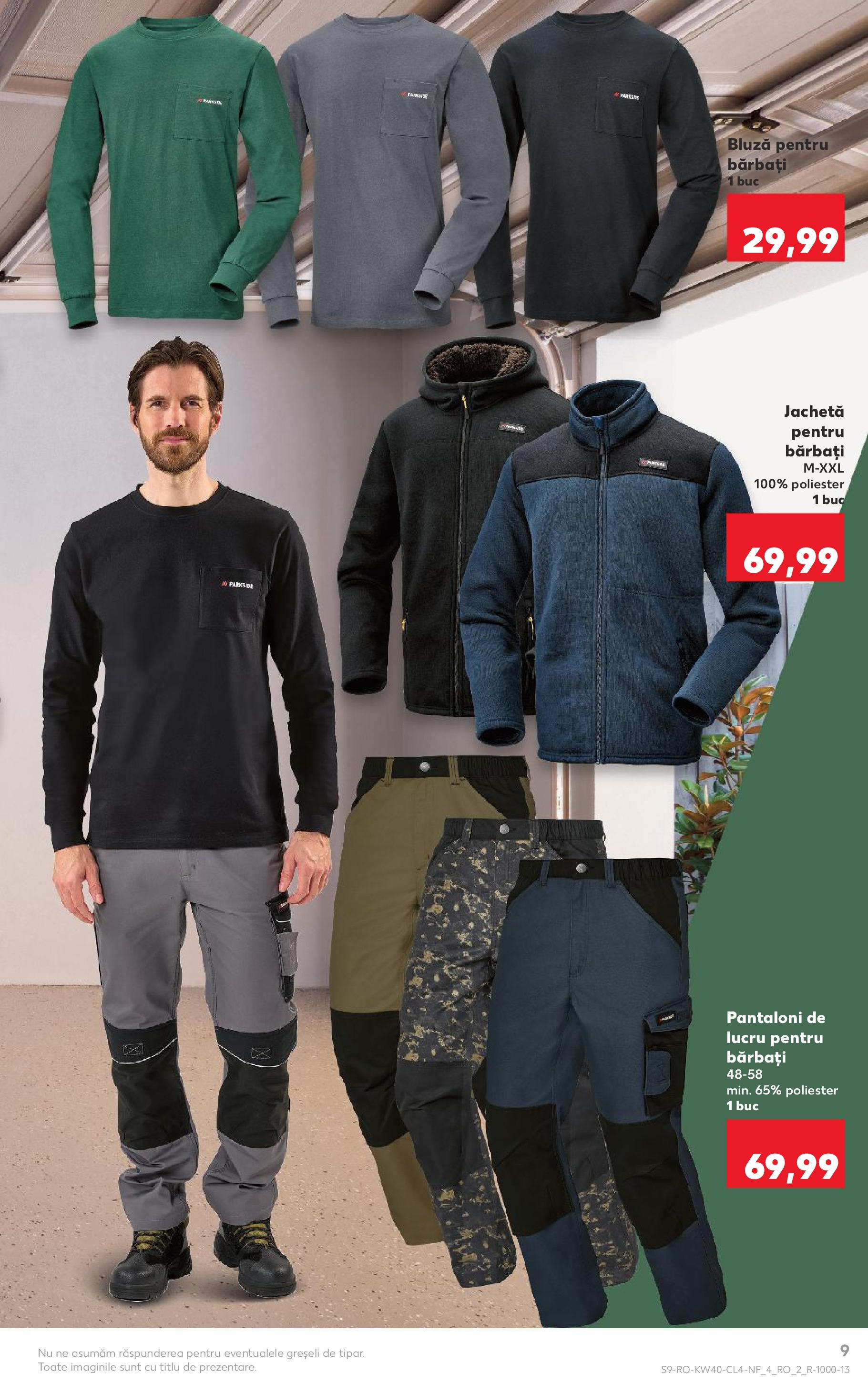 Catalog Kaufland - București 01.10.2025 - Revista si Oferta | Pagină: 9 | Produse: Jachetă, Bluză, Pantaloni