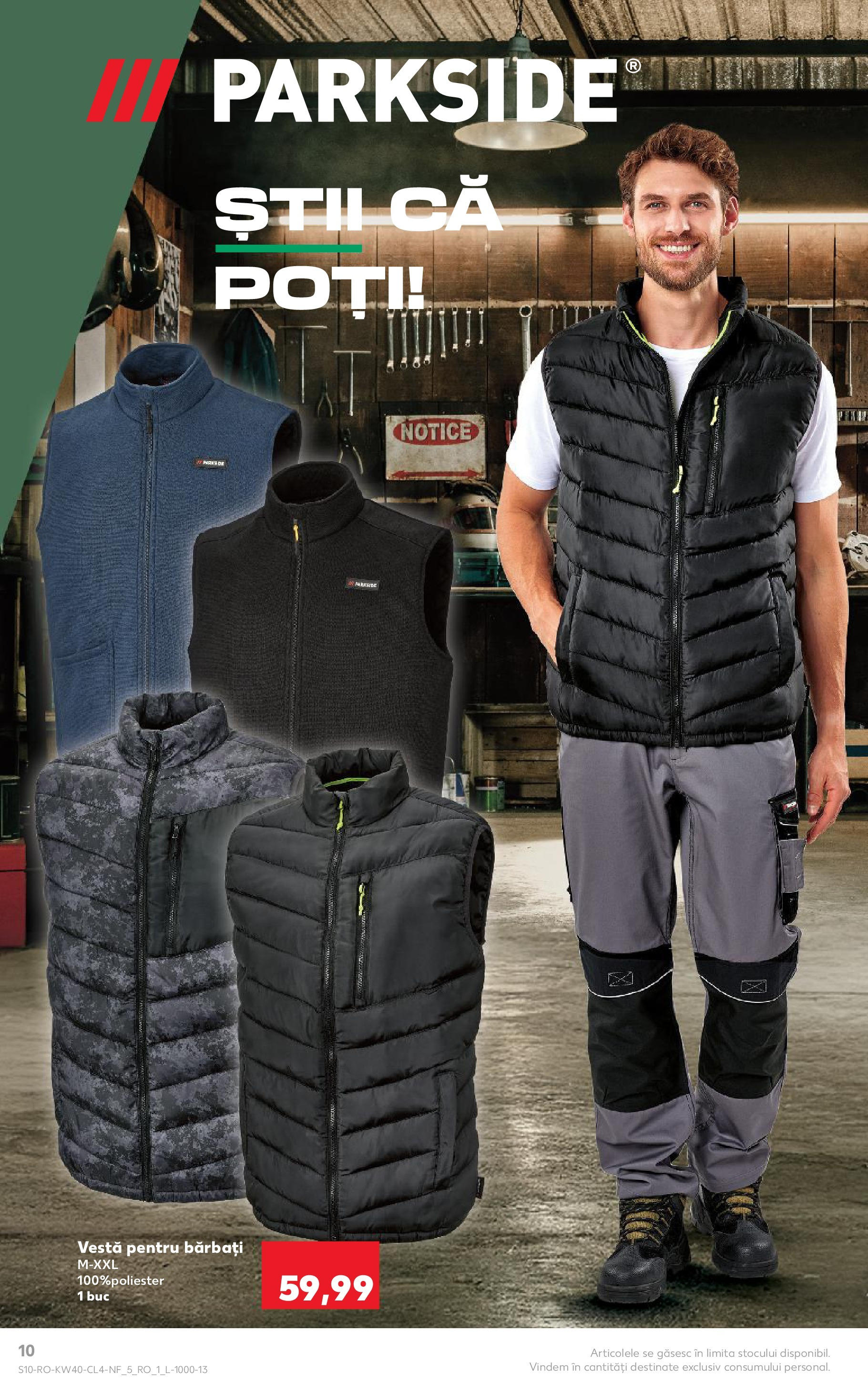 Catalog Kaufland - București 01.10.2025 - Revista si Oferta | Pagină: 10 | Produse: Vestă