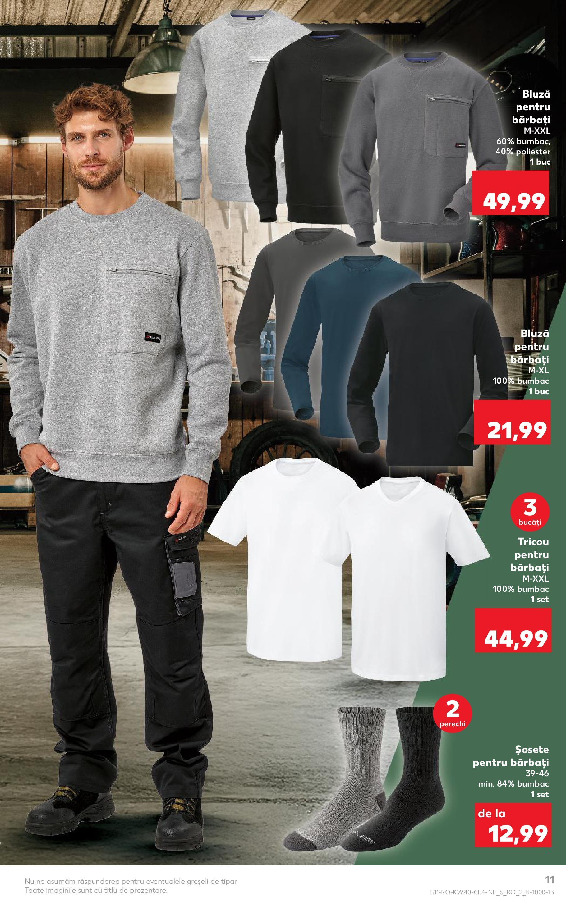 Catalog Kaufland - București 01.10.2025 - Revista si Oferta | Pagină: 11 | Produse: Kestane, Tricou, Bluză, Șosete