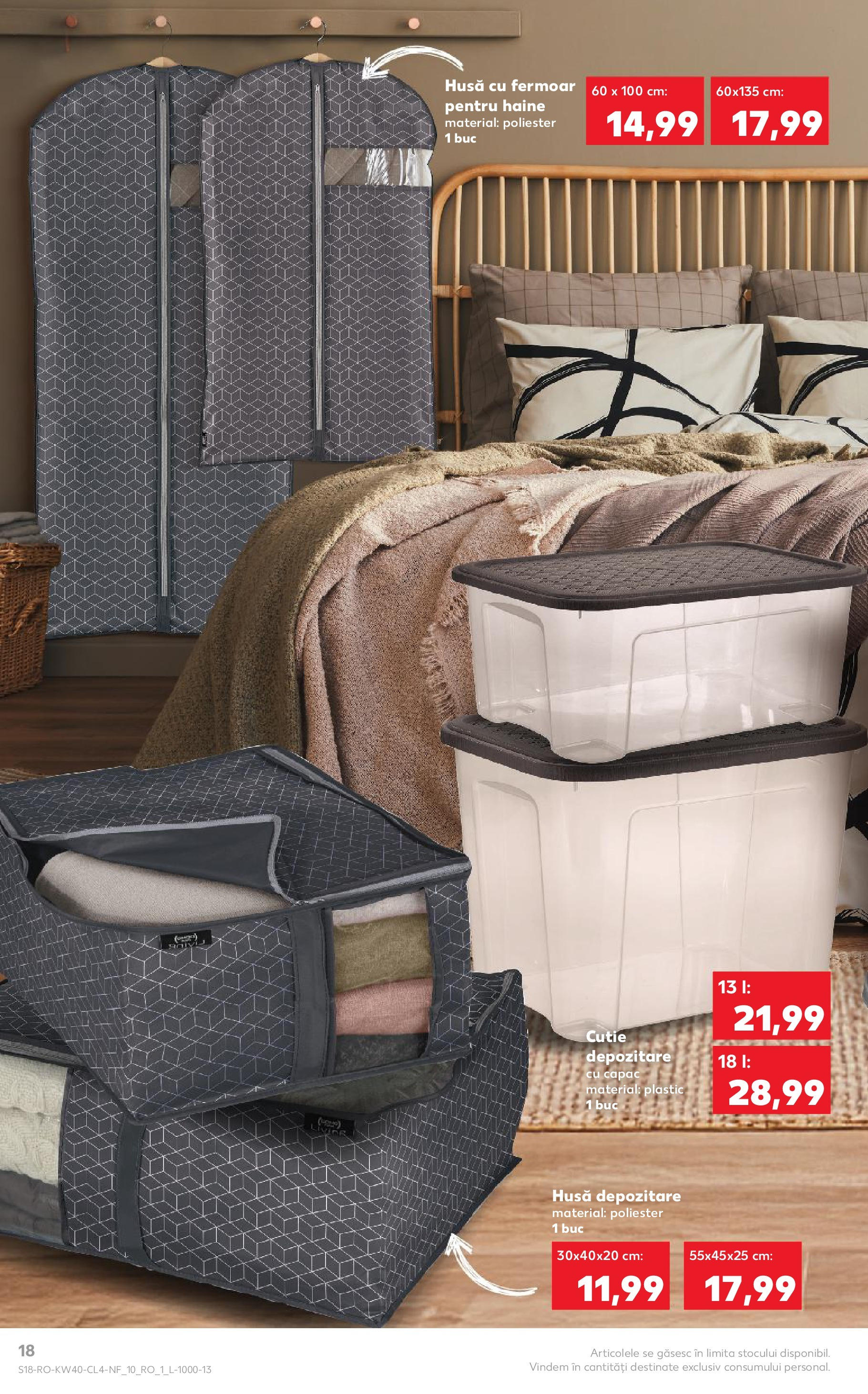 Catalog Kaufland - București 01.10.2025 - Revista si Oferta | Pagină: 18 | Produse: Cutie, Haine