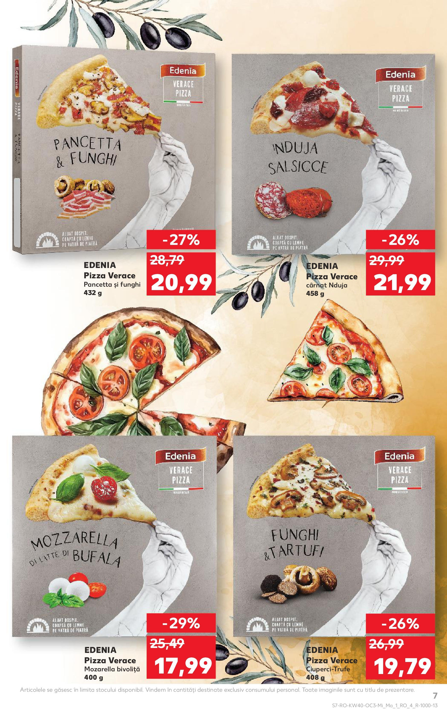 Catalog Kaufland - București 01.10.2025 - Revista si Oferta | Pagină: 7 | Produse: Aluat, Mozzarella, Pizza