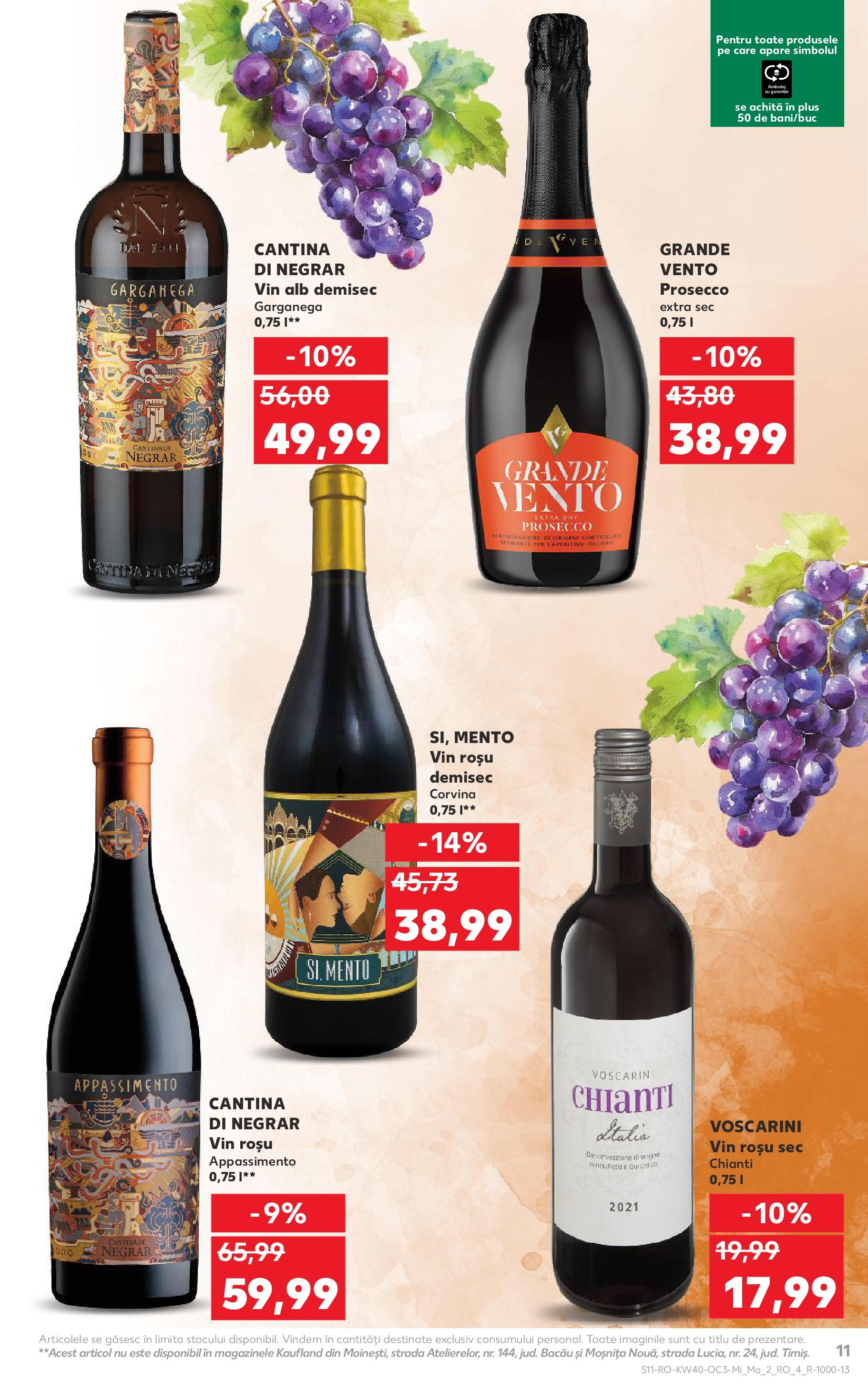 Catalog Kaufland - București 01.10.2025 - Revista si Oferta | Pagină: 11 | Produse: Prosecco, Vin
