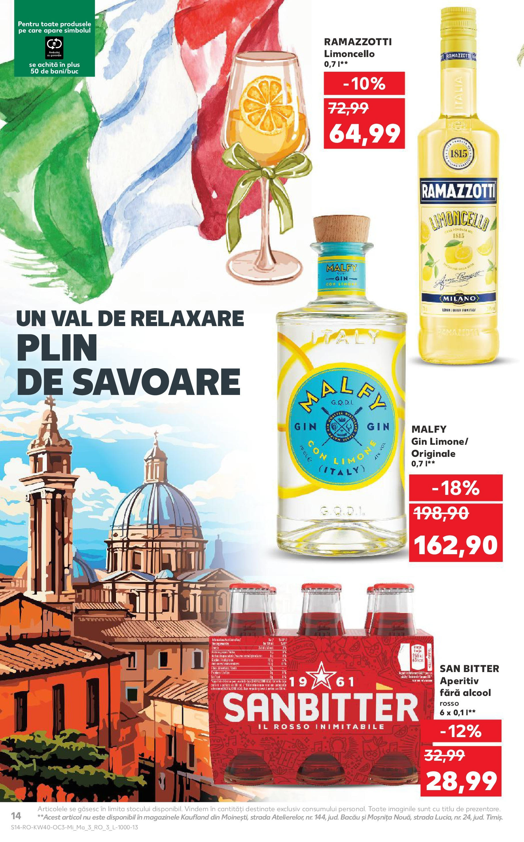 Catalog Kaufland - București 01.10.2025 - Revista si Oferta | Pagină: 14 | Produse: Gin