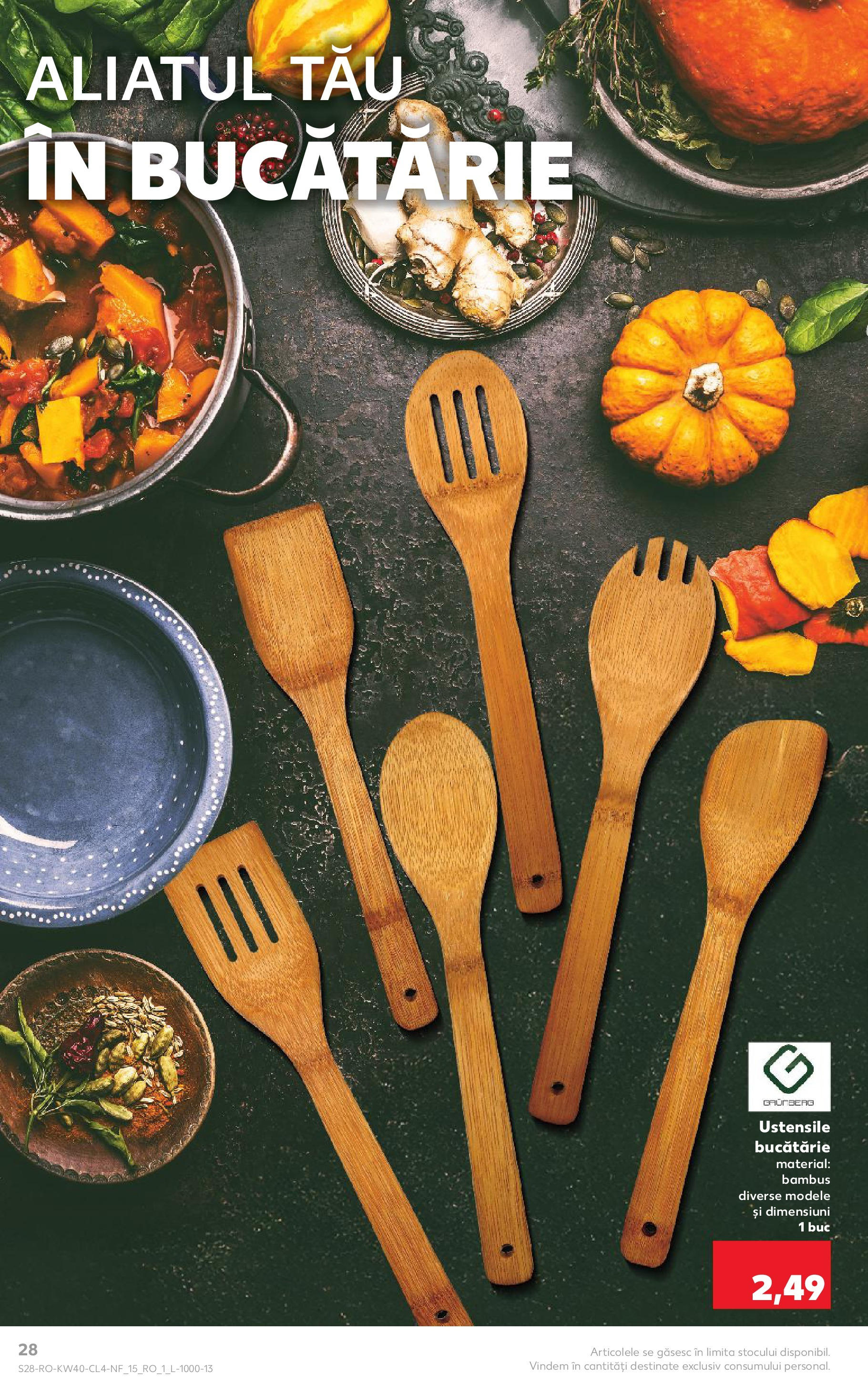 Catalog Kaufland - București 01.10.2025 - Revista si Oferta | Pagină: 28 | Produse: Bucătărie