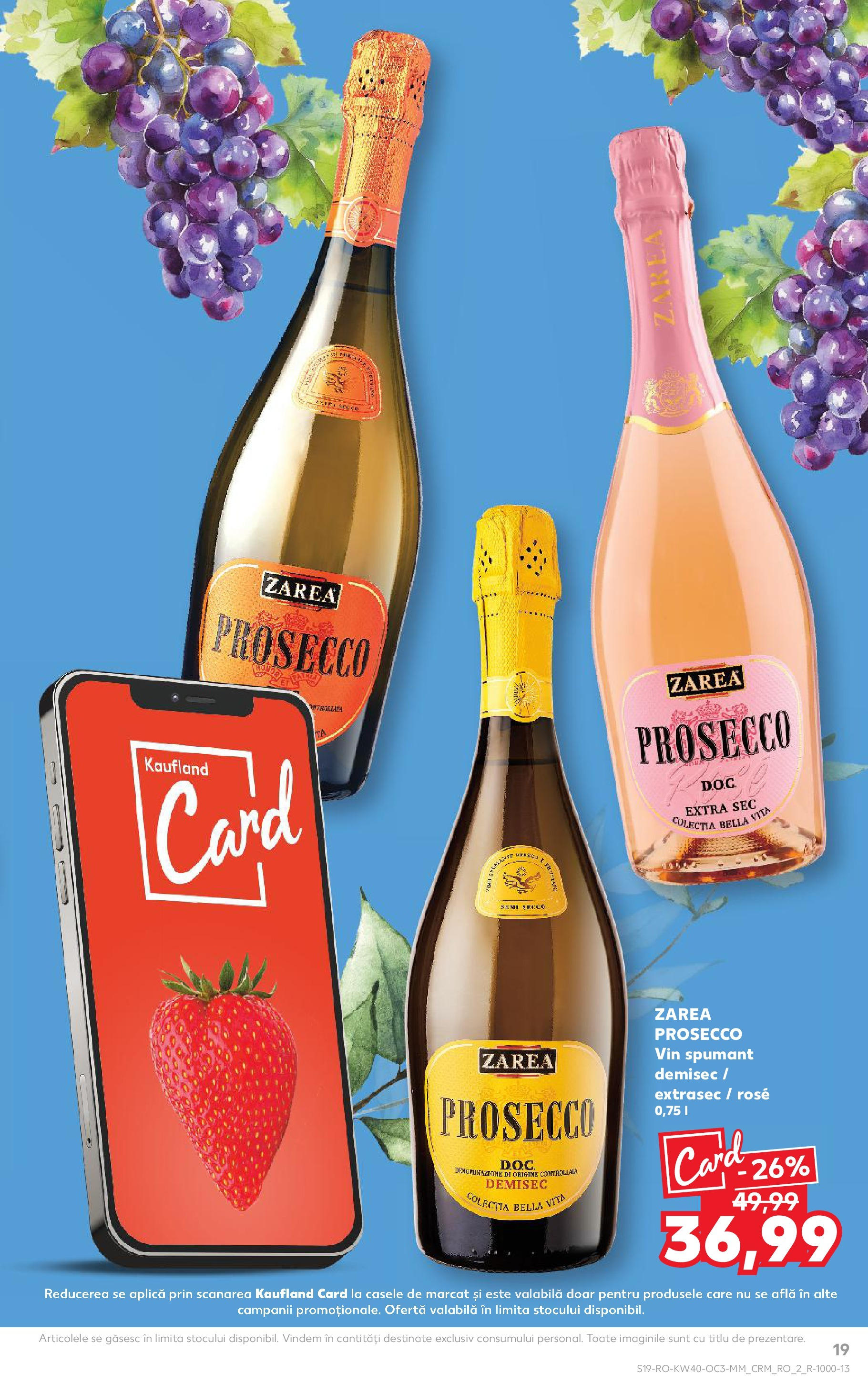 Catalog Kaufland - București 01.10.2025 - Revista si Oferta | Pagină: 19 | Produse: Prosecco, Vin