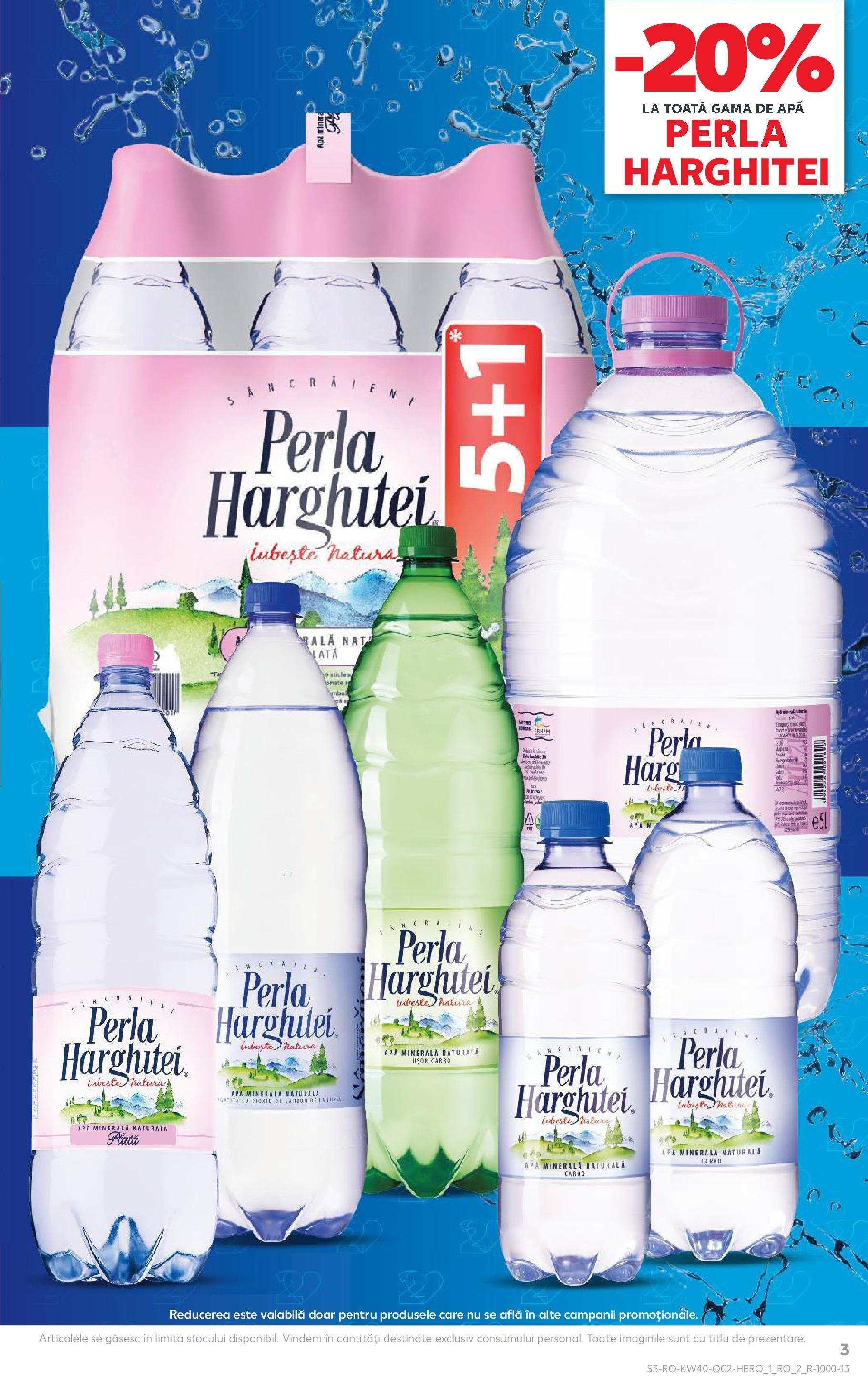 Catalog Kaufland - Tulcea 01.10.2025 - Revista si Oferta | Pagină: 3 | Produse: Yazı tahtası kalemi, Apă