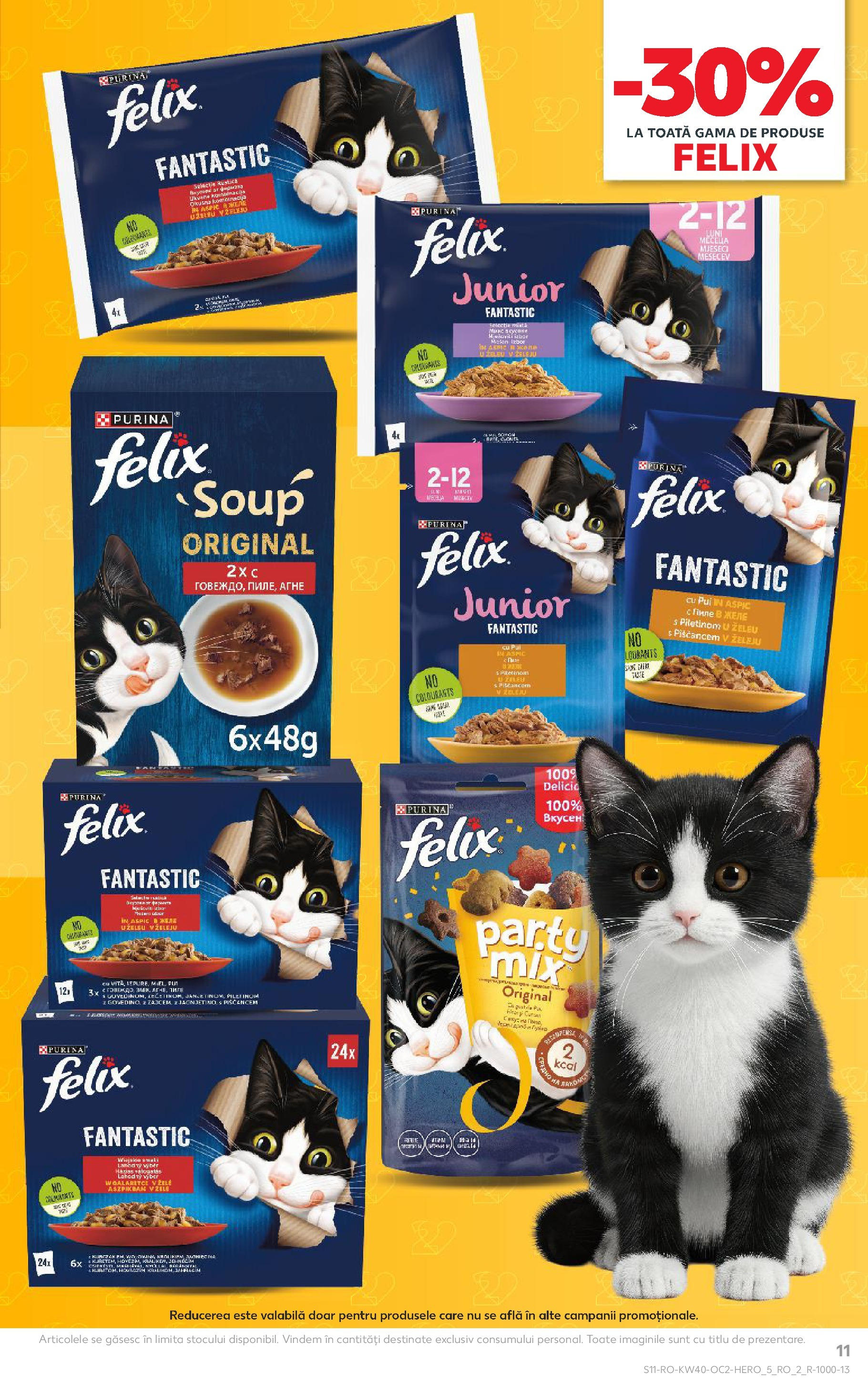 Catalog Kaufland - Tulcea 01.10.2025 - Revista si Oferta | Pagină: 11 | Produse: Hacıyatmaz Kedi Oyuncağı