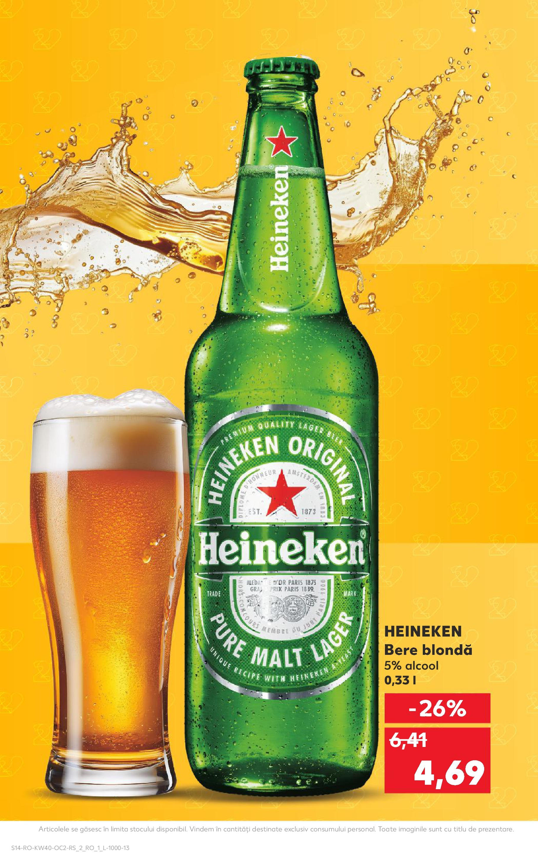 Catalog Kaufland - Tulcea 01.10.2025 - Revista si Oferta | Pagină: 14 | Produse: Bere