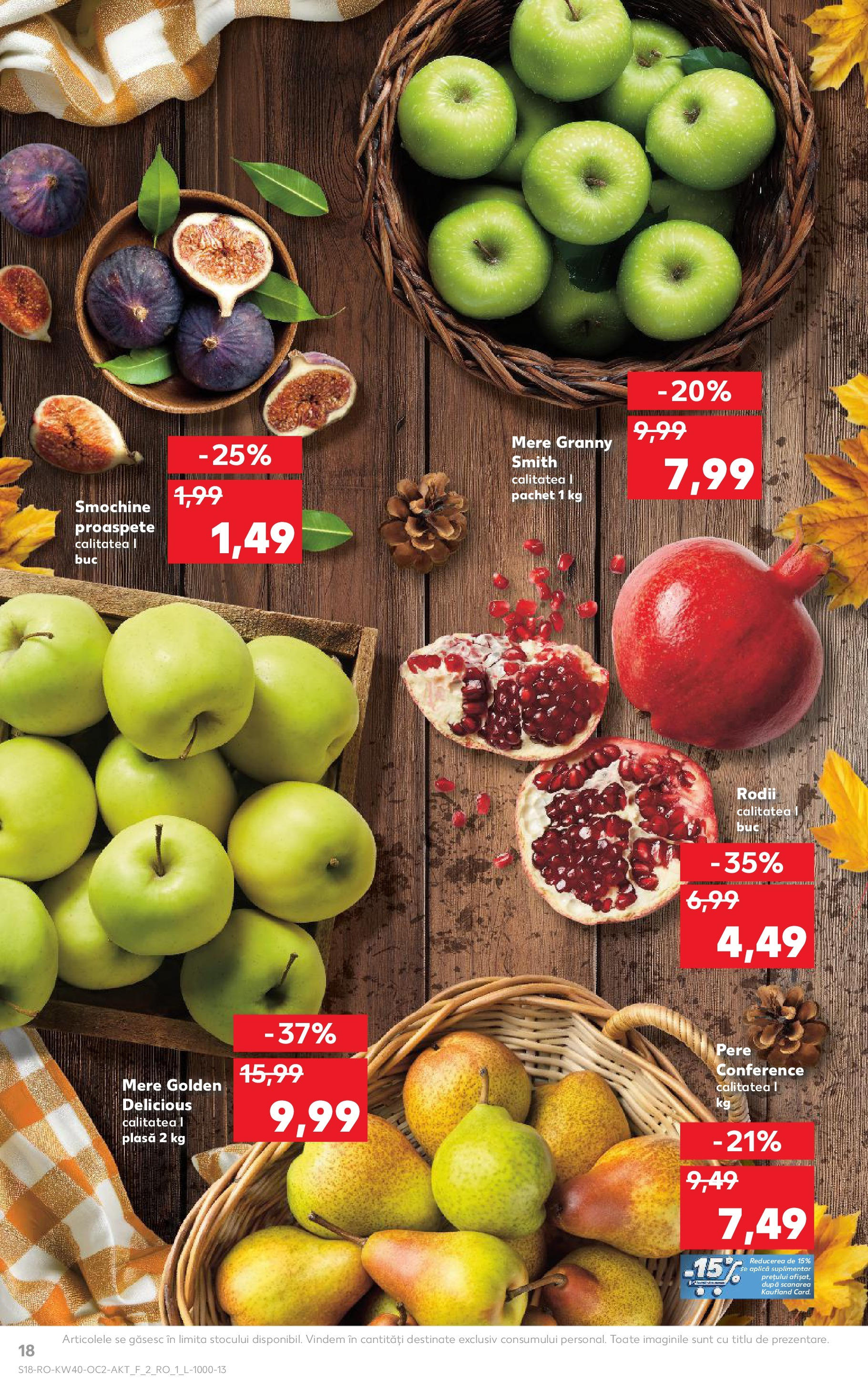 Catalog Kaufland - Tulcea 01.10.2025 - Revista si Oferta | Pagină: 18 | Produse: Mere