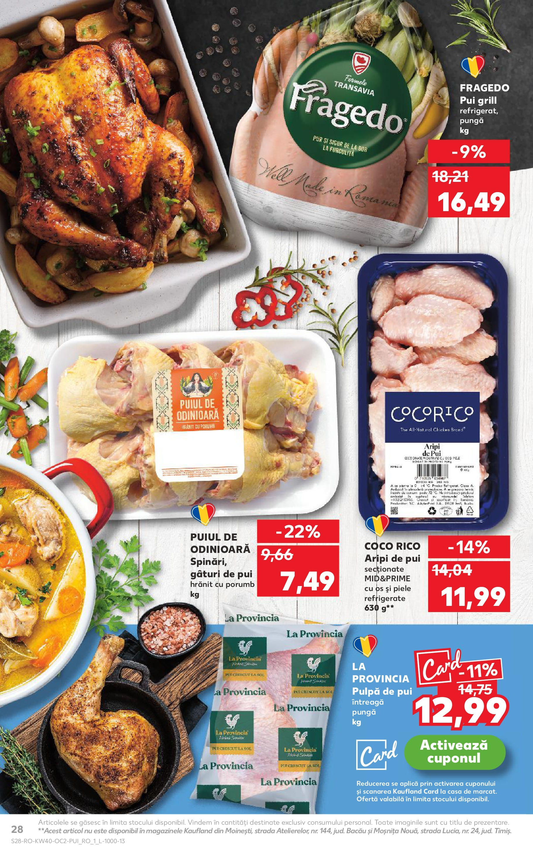 Catalog Kaufland - Tulcea 01.10.2025 - Revista si Oferta | Pagină: 28 | Produse: Pungă, Grill, Hacıyatmaz Kedi Oyuncağı, Porumb