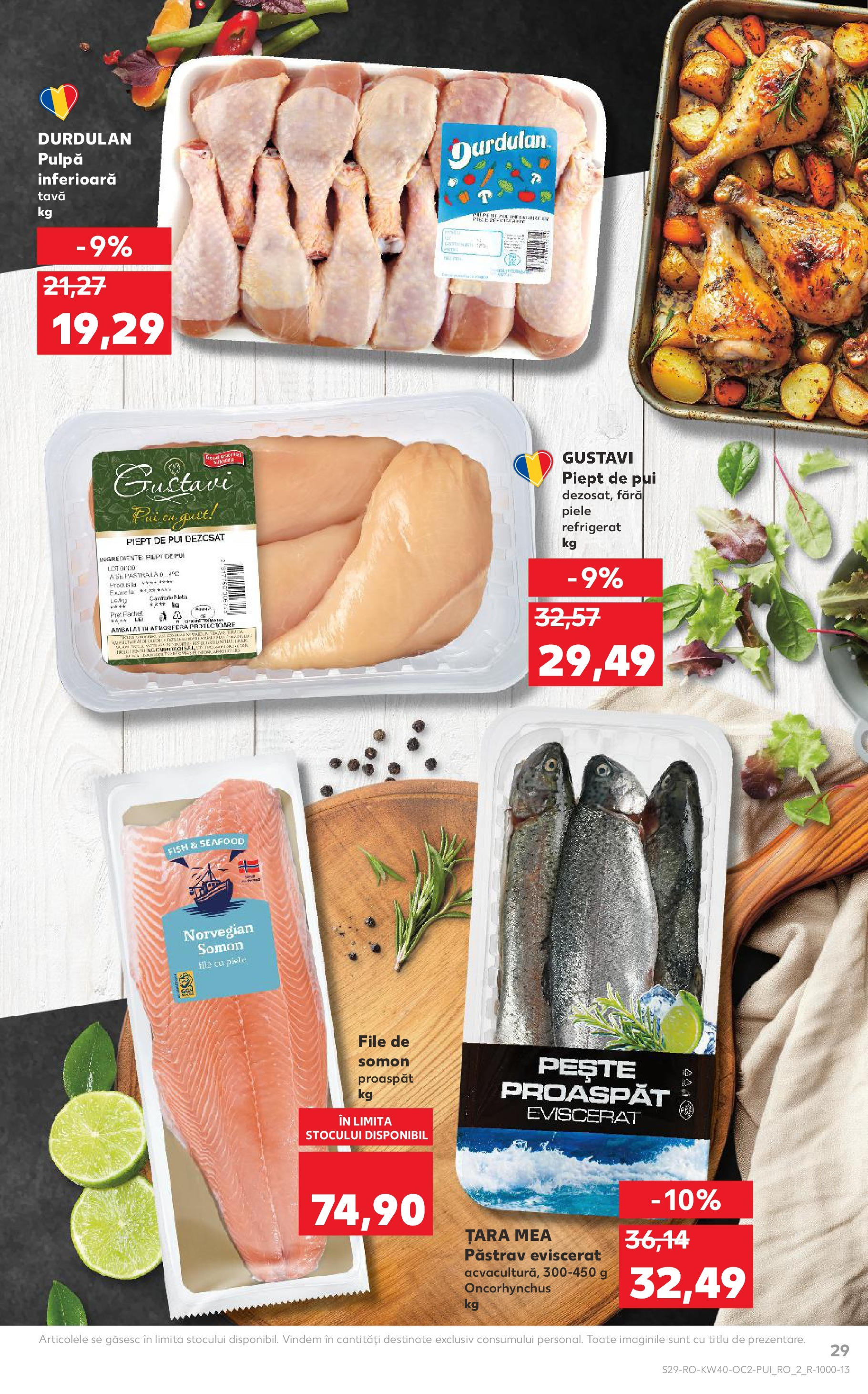 Catalog Kaufland - Tulcea 01.10.2025 - Revista si Oferta | Pagină: 29 | Produse: Hacıyatmaz Kedi Oyuncağı, Pește