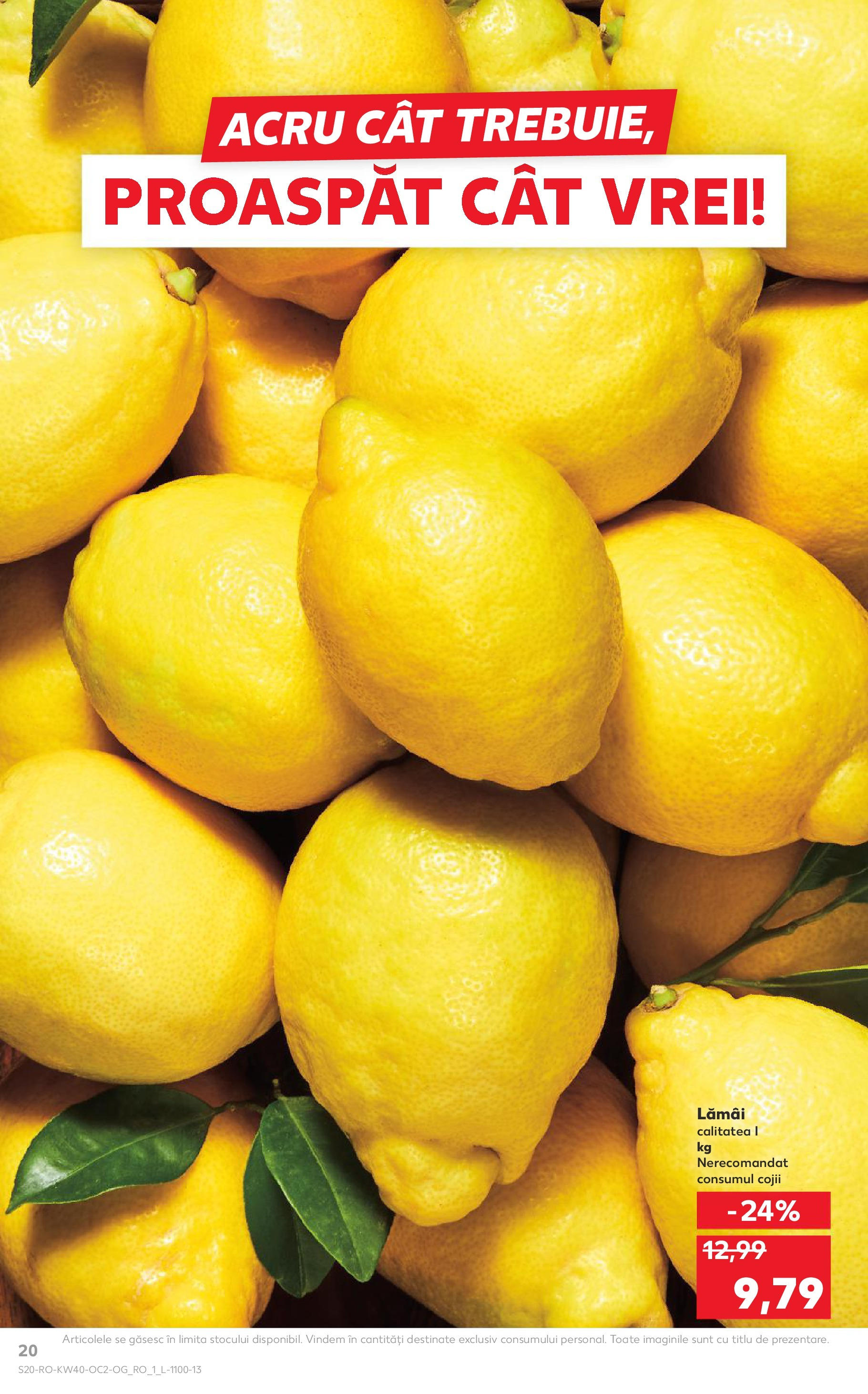 Catalog Kaufland - Tulcea 01.10.2025 - Revista si Oferta | Pagină: 20