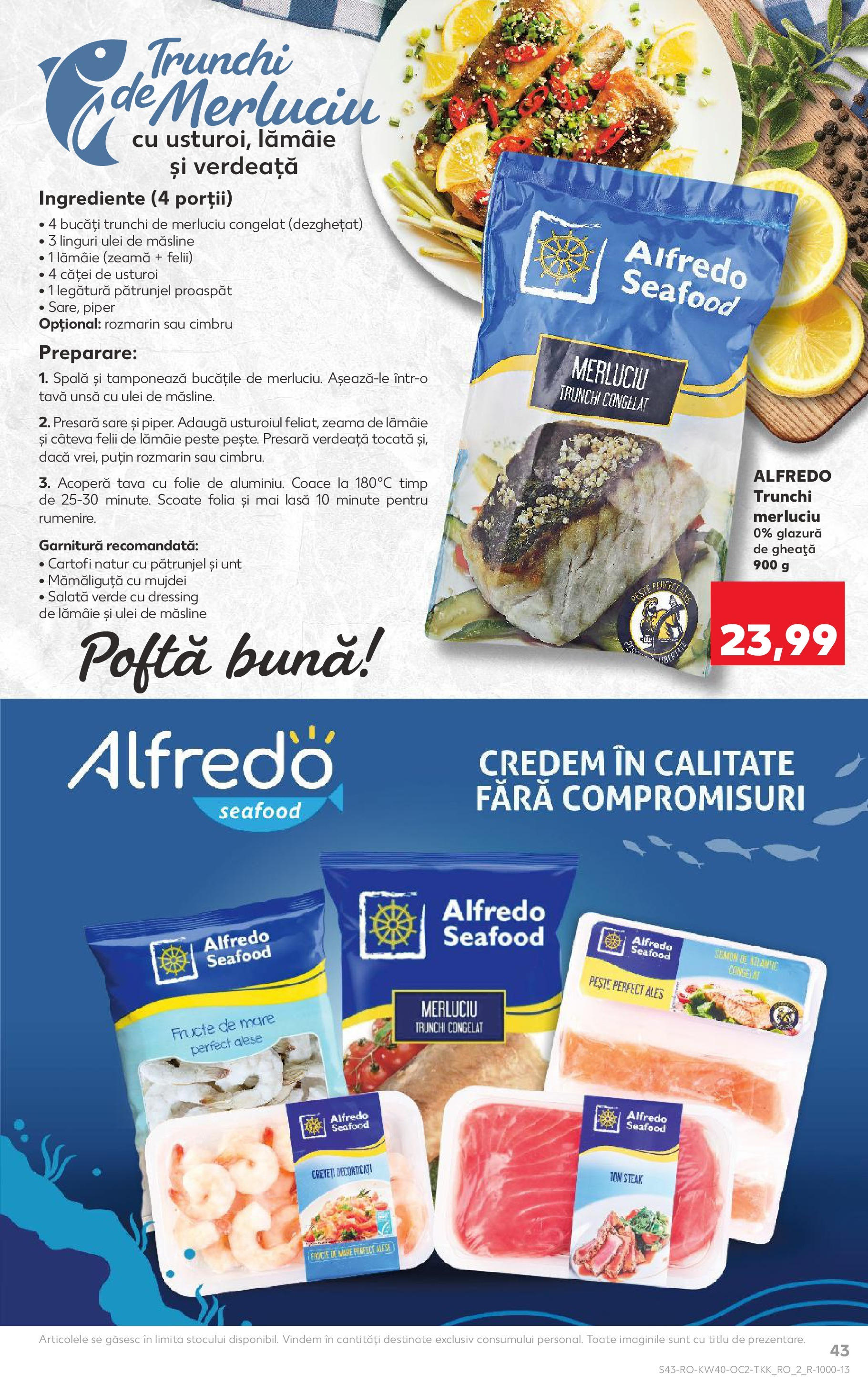 Catalog Kaufland - Tulcea 01.10.2025 - Revista si Oferta | Pagină: 43 | Produse: Pătrunjel, Ulei, Cartofi, Usturoi
