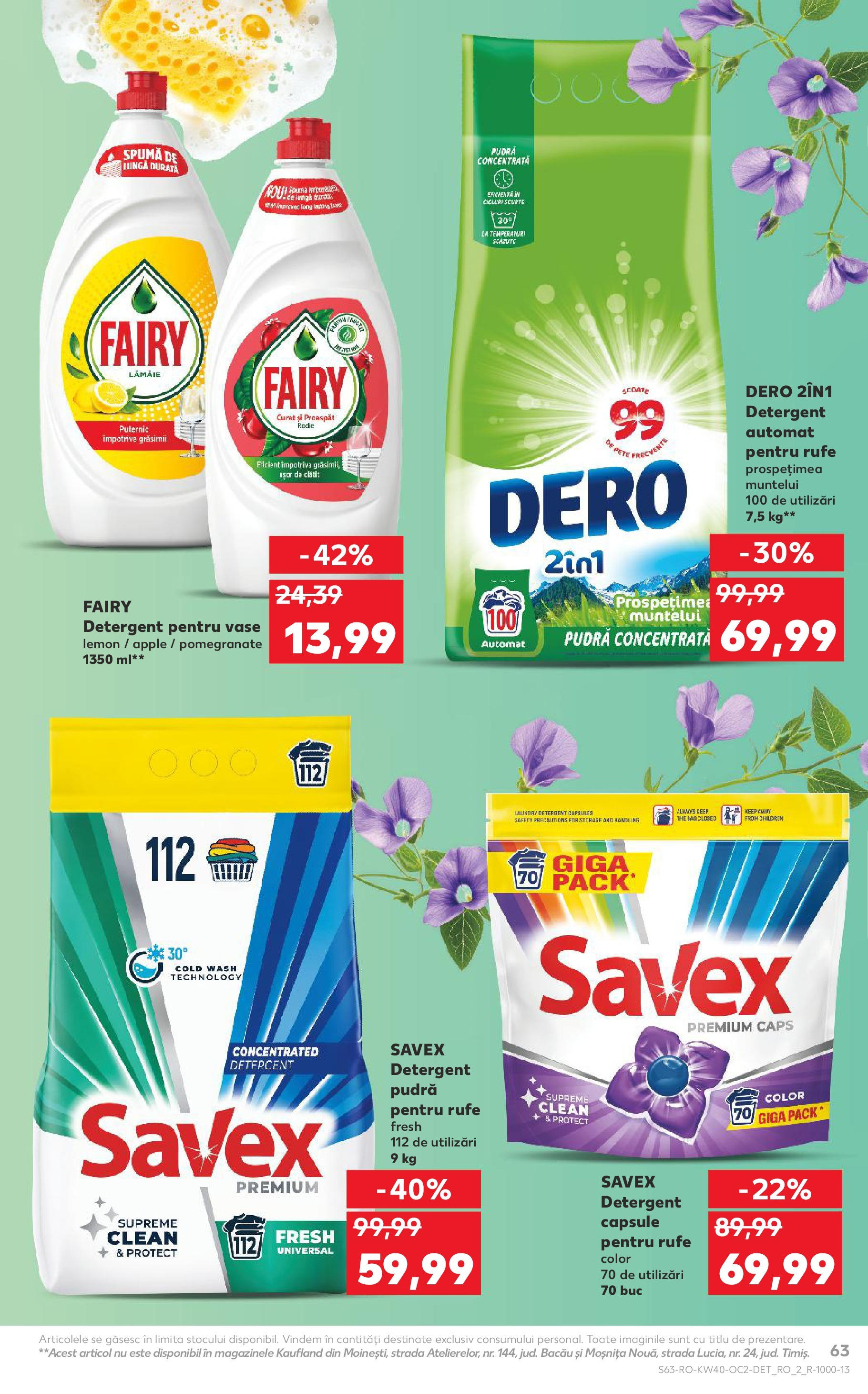 Catalog Kaufland - Tulcea 01.10.2025 - Revista si Oferta | Pagină: 63 | Produse: Pudră, Apple, Detergent, Lămâie