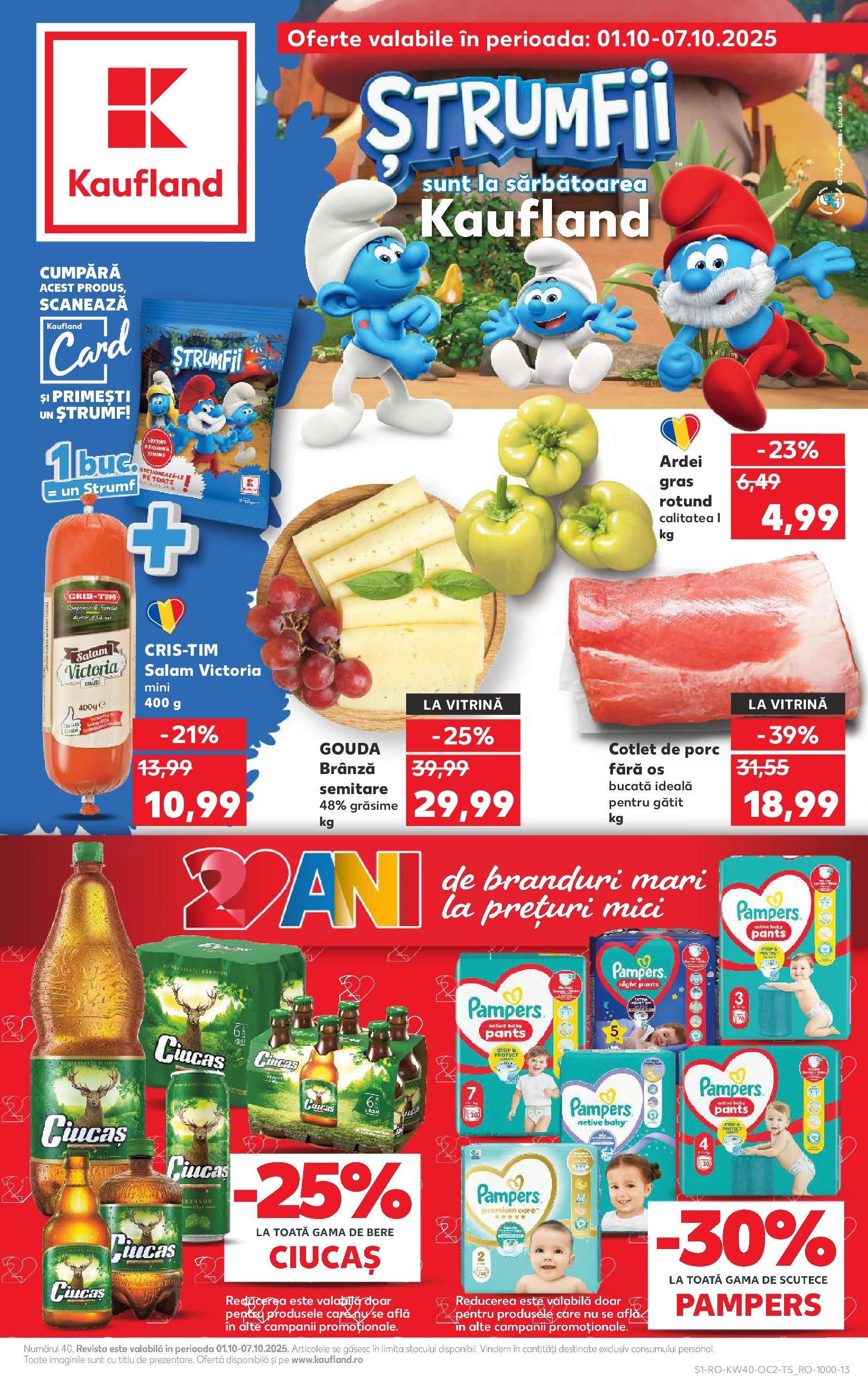 Catalog Kaufland - Tulcea 01.10.2025 - Revista si Oferta | Pagină: 1 | Produse: Lait de coco, Mici, Bere, Gouda
