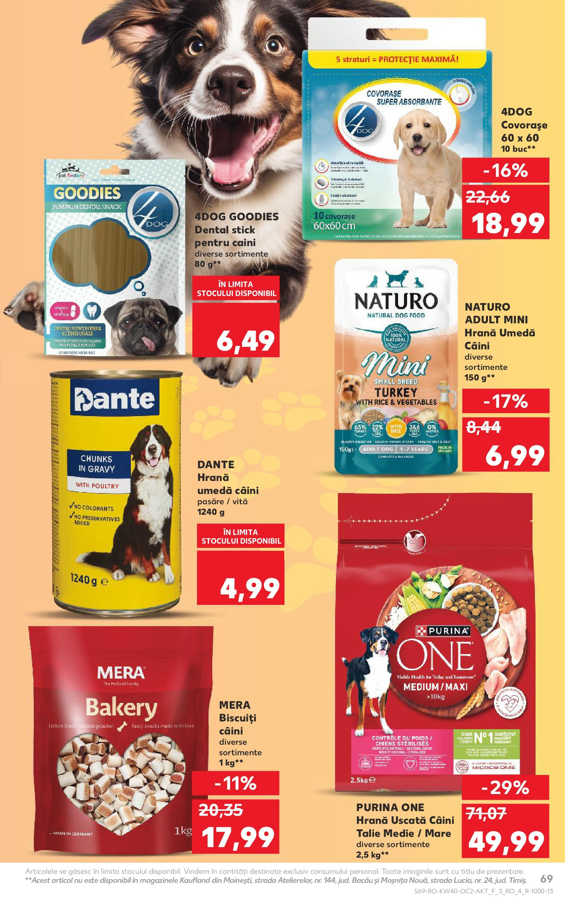Catalog Kaufland - Bucureşti 01.10.2025 - Revista si Oferta | Pagină: 69 | Produse: Pat, Biscuiți, Absorbante