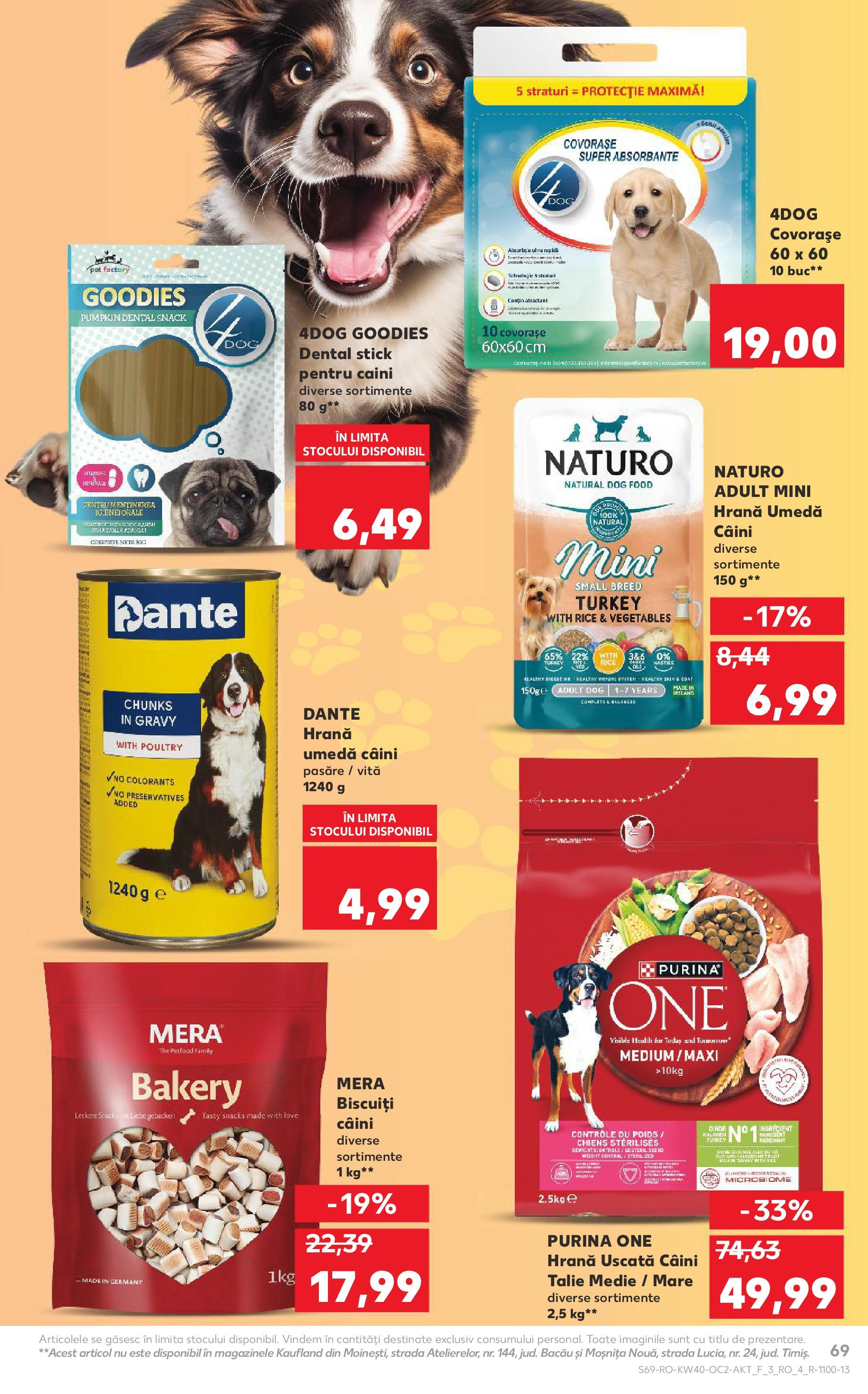 Catalog Kaufland - Ploiești 01.10.2025 - Revista si Oferta | Pagină: 69 | Produse: Pat, Biscuiți, Absorbante
