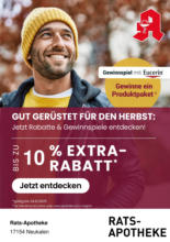 In Ihrer Apotheke vor Ort und online: Rabatte sichern & Gewinnspiele entdecken!