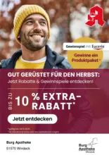 In Ihrer Apotheke vor Ort und online: Rabatte sichern & Gewinnspiele entdecken!