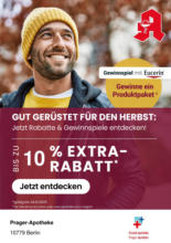 In Ihrer Apotheke vor Ort und online: Rabatte sichern & Gewinnspiele entdecken!