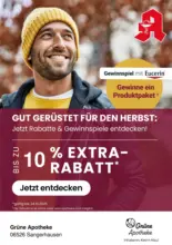 In Ihrer Apotheke vor Ort und online: Rabatte sichern & Gewinnspiele entdecken!