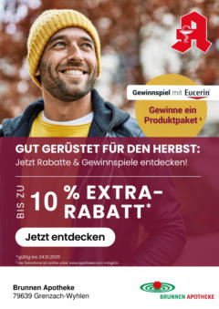 Entdecke - In Ihrer Apotheke vor Ort und online: Rabatte sichern & Gewinnspiele entdecken! ab 26.09.2025 gültig