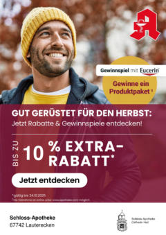 Entdecke - In Ihrer Apotheke vor Ort und online: Rabatte sichern & Gewinnspiele entdecken! ab 26.09.2025 gültig