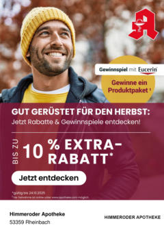 Entdecke - In Ihrer Apotheke vor Ort und online: Rabatte sichern & Gewinnspiele entdecken! ab 26.09.2025 gültig