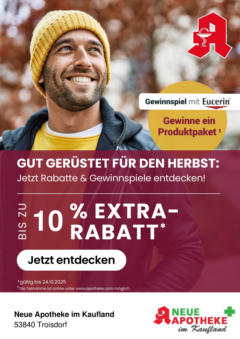Entdecke - In Ihrer Apotheke vor Ort und online: Rabatte sichern & Gewinnspiele entdecken! ab 26.09.2025 gültig