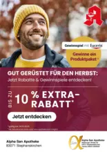 In Ihrer Apotheke vor Ort und online: Rabatte sichern & Gewinnspiele entdecken!