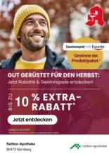 In Ihrer Apotheke vor Ort und online: Rabatte sichern & Gewinnspiele entdecken!