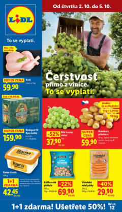 Náhled letáku Lidl leták od 02.10.2025 Náhled letáku Lidl leták od 02.10.2025
