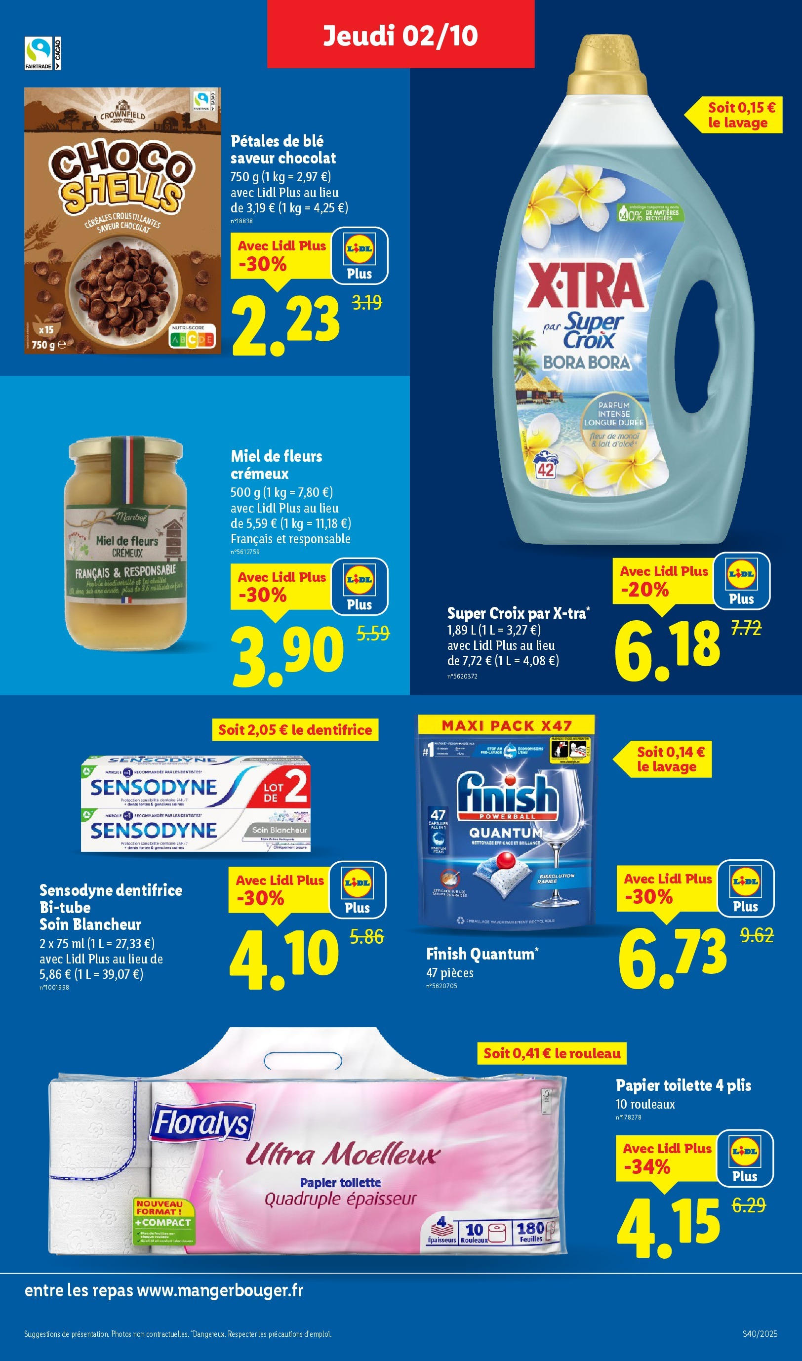 Catalogue LIDL du 01/10/2025 | Promo prospectus en ligne | Page: 11 | Produits: Parfum, Rouleau, Lait, Chocolat