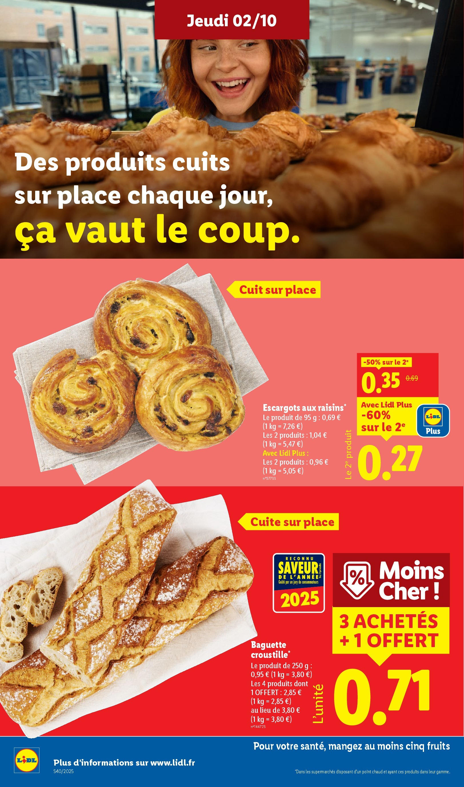 Catalogue LIDL du 01/10/2025 | Promo prospectus en ligne | Page: 12 | Produits: Escargots