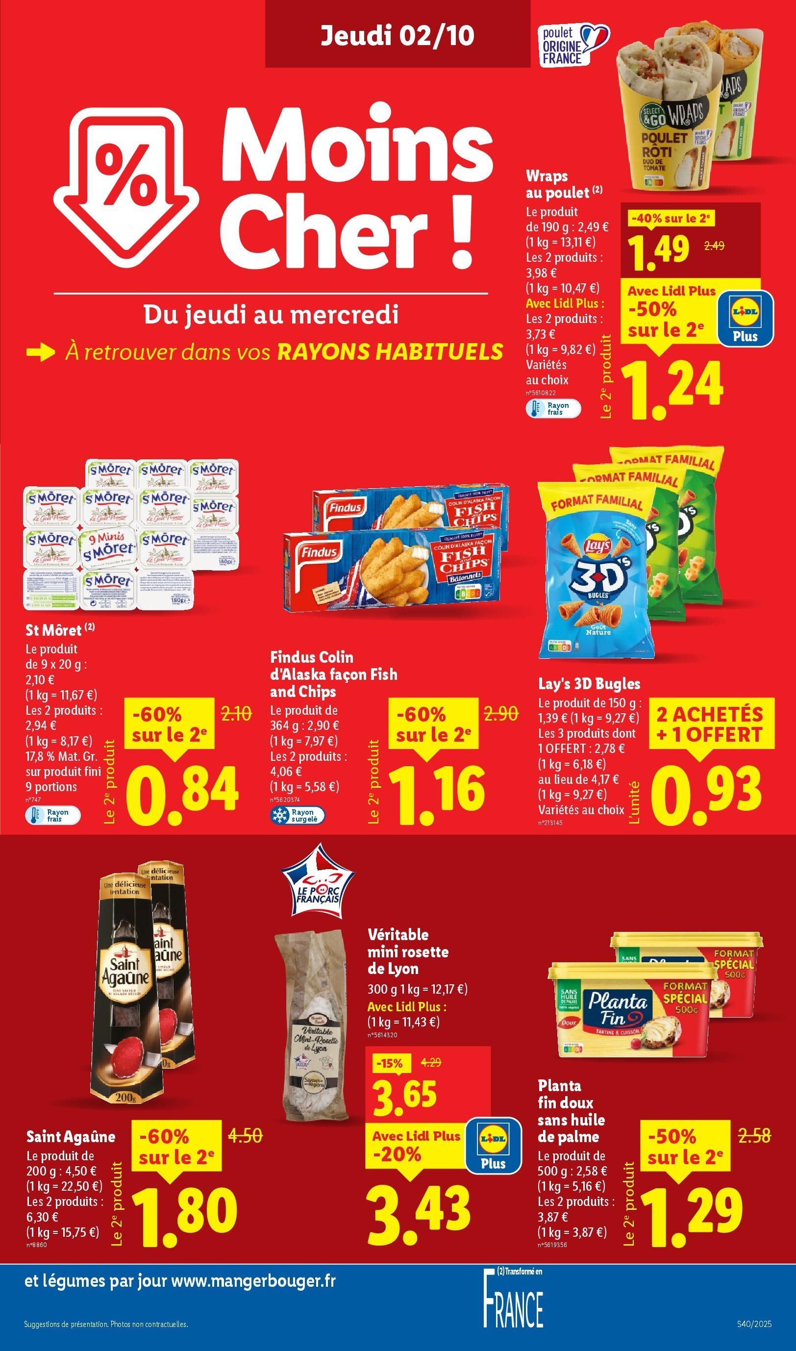 Catalogue LIDL du 01/10/2025 | Promo prospectus en ligne | Page: 13 | Produits: Huile, Viande, Chips
