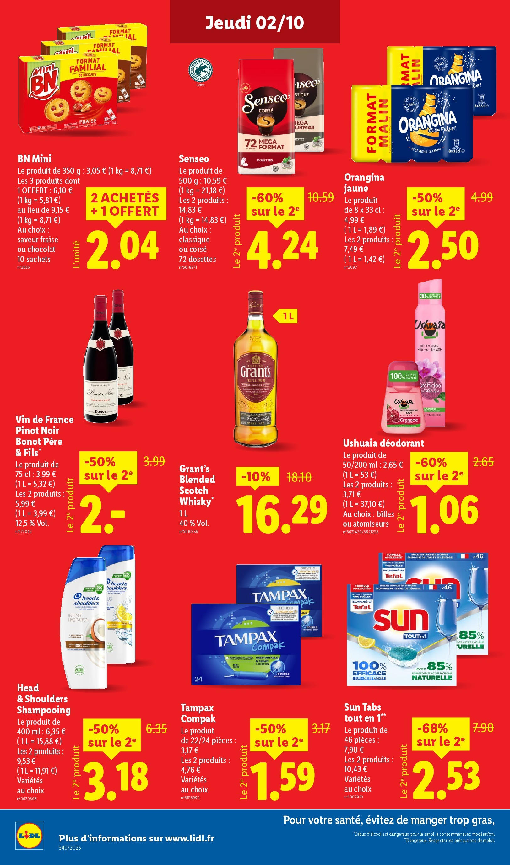 Catalogue LIDL du 01/10/2025 | Promo prospectus en ligne | Page: 14 | Produits: Senseo, Tefal, Chocolat, Vin